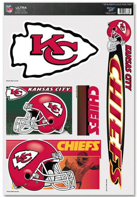 Wincraft Kansas City Chiefs Ultra Decal 11x17 Fan Gear NFL Kansas City Chiefs