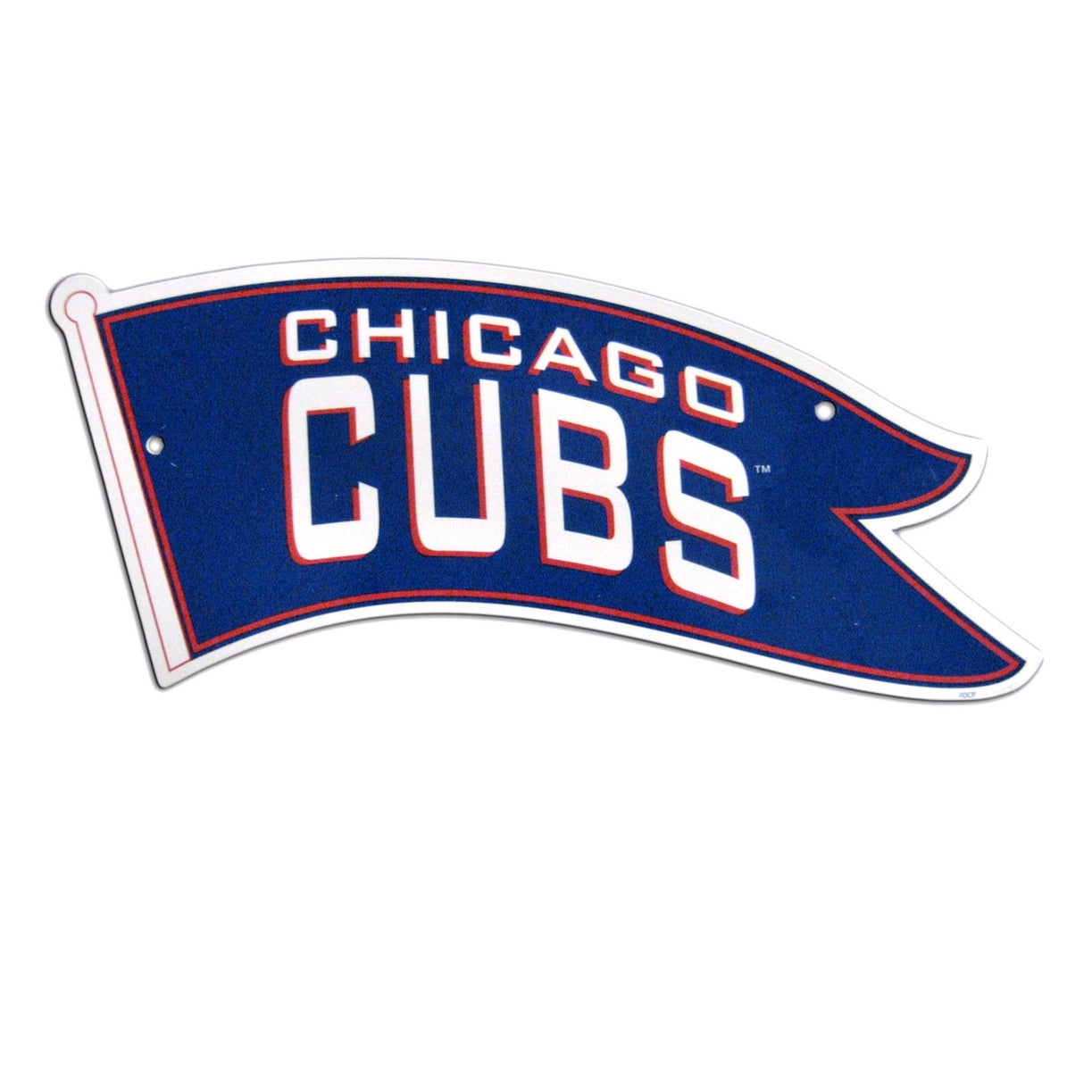 Fremont Die Chicago Cubs Plastic Sign 12x18 Fan Gear MLB Chicago Cubs