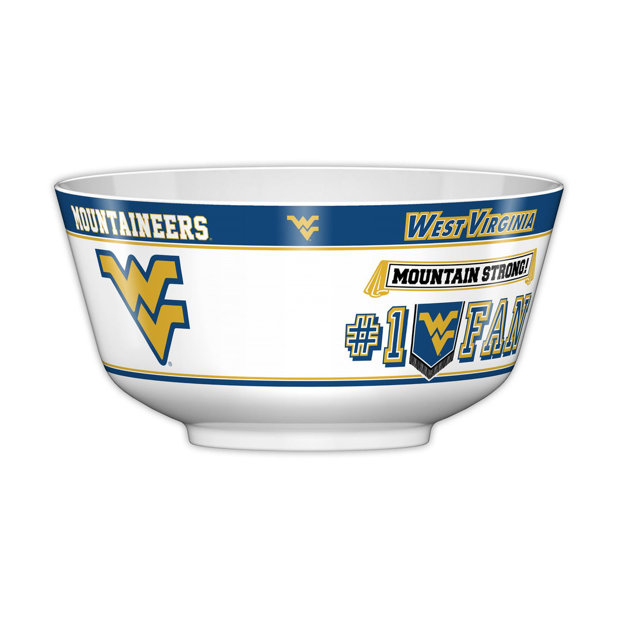 Fremont Die West Virginia Mountaineers All JV Party Bowl Fan Gear NCAA West Virginia Mountaineers