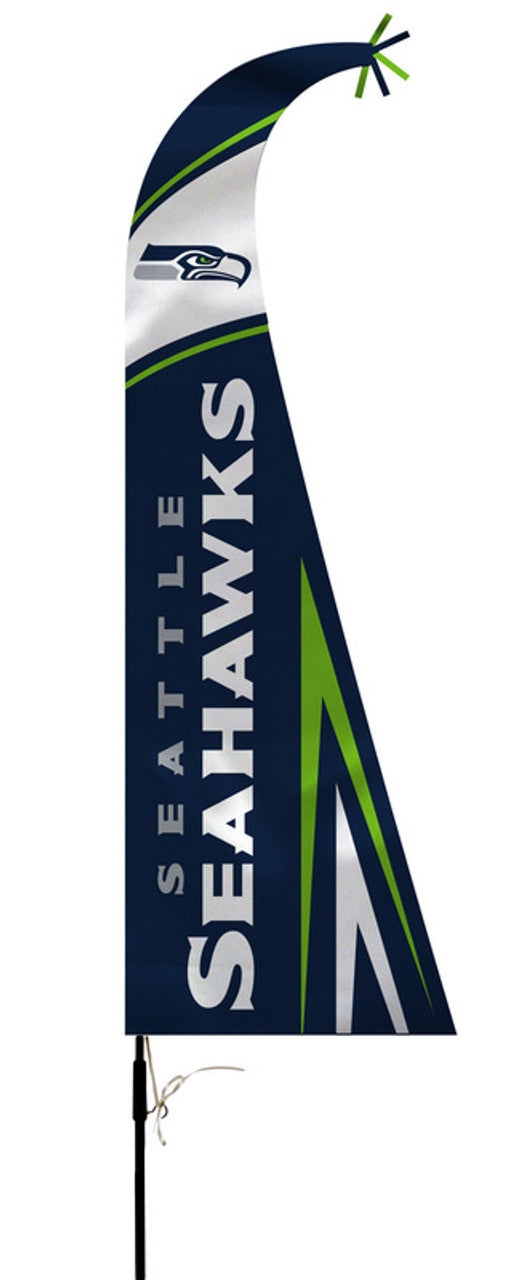 Fremont Die Seattle Seahawks Premium Feather Style Flag Fan Gear NFL Seattle Seahawks