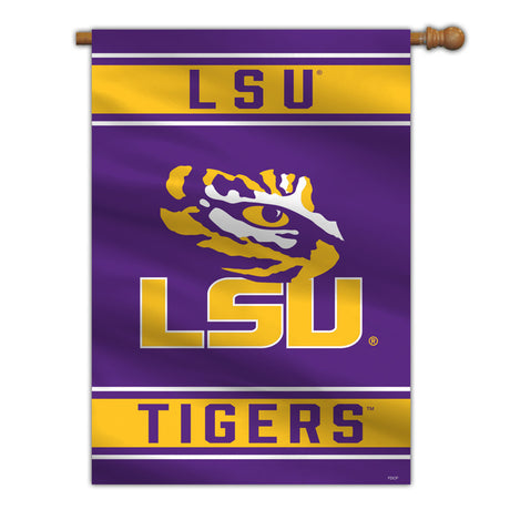 Fremont Die LSU Tigers 2 Sided House Flag Style Banner 28x40 Fan Gear NCAA LSU Tigers