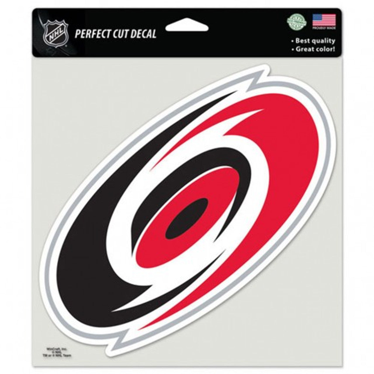 Wincraft Carolina Hurricanes Perfect Cut Color Decal 8x8 Fan Gear NHL Carolina Hurricanes