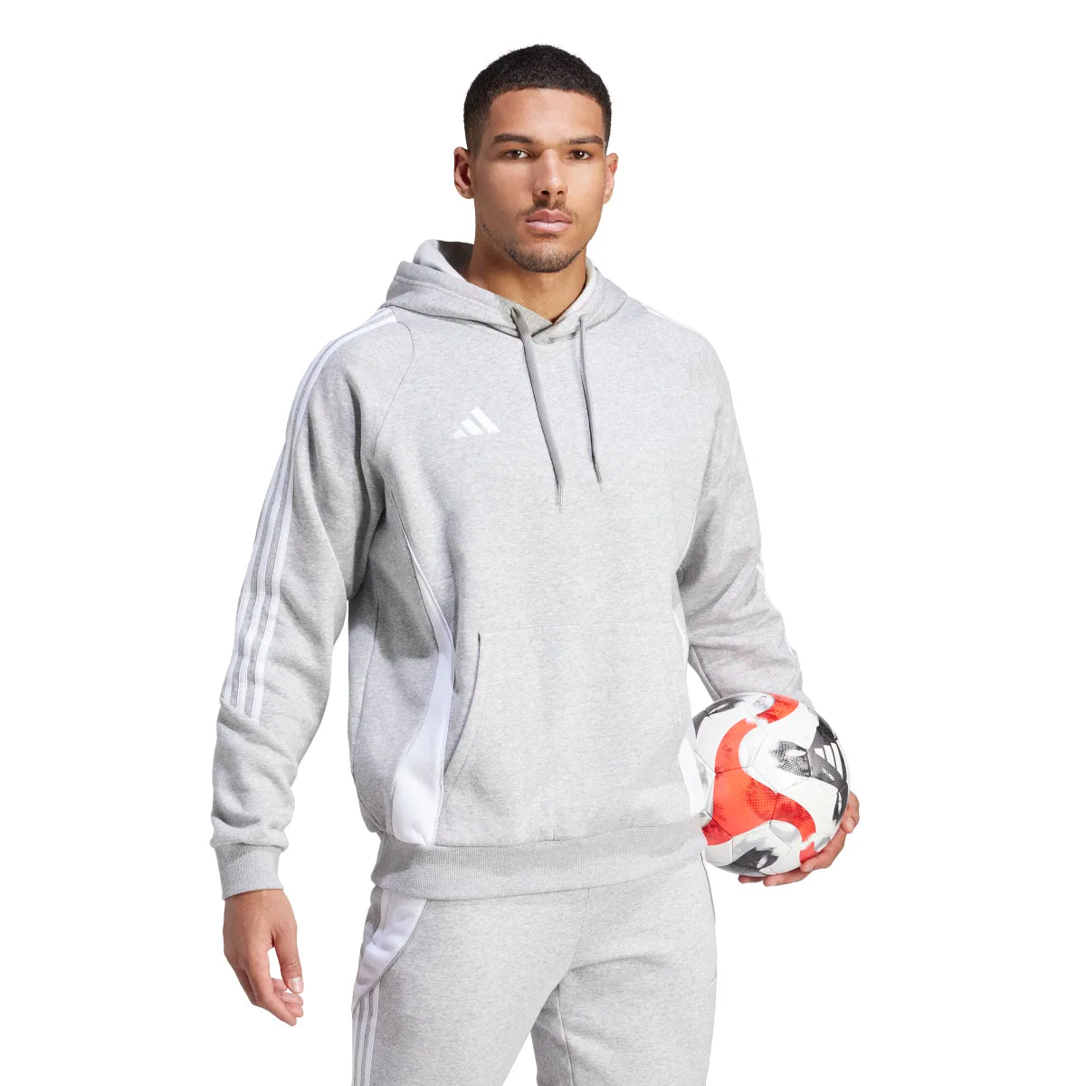 adidas Men's Tiro 24 Soccer Sweat Hoodie Soccer Uniforms & Apparel All