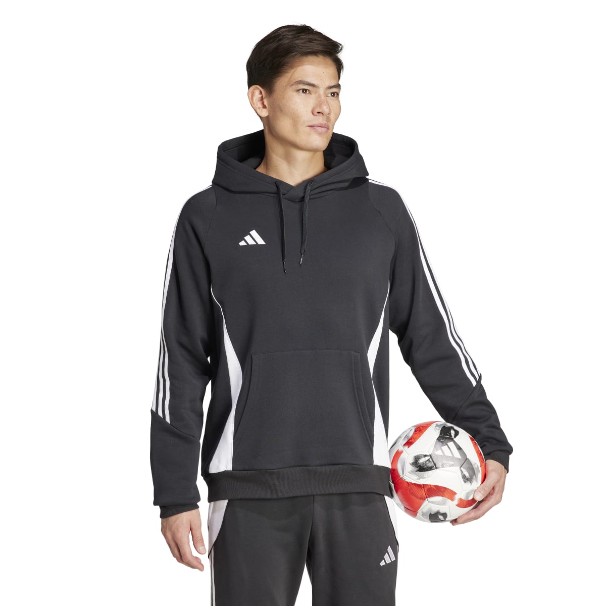 adidas Men's Tiro 24 Soccer Sweat Hoodie Soccer Uniforms & Apparel All