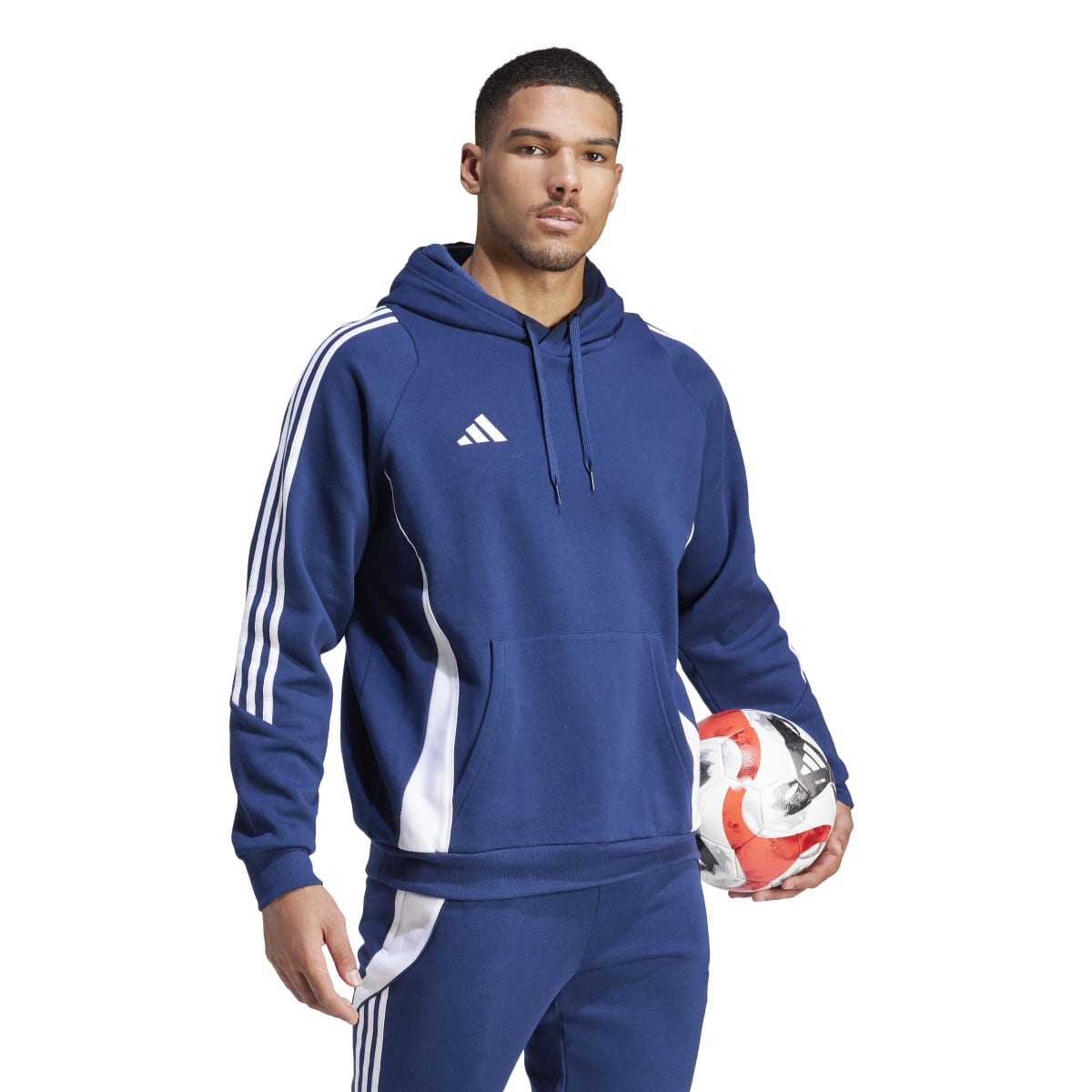 adidas Men's Tiro 24 Soccer Sweat Hoodie Soccer Uniforms & Apparel All