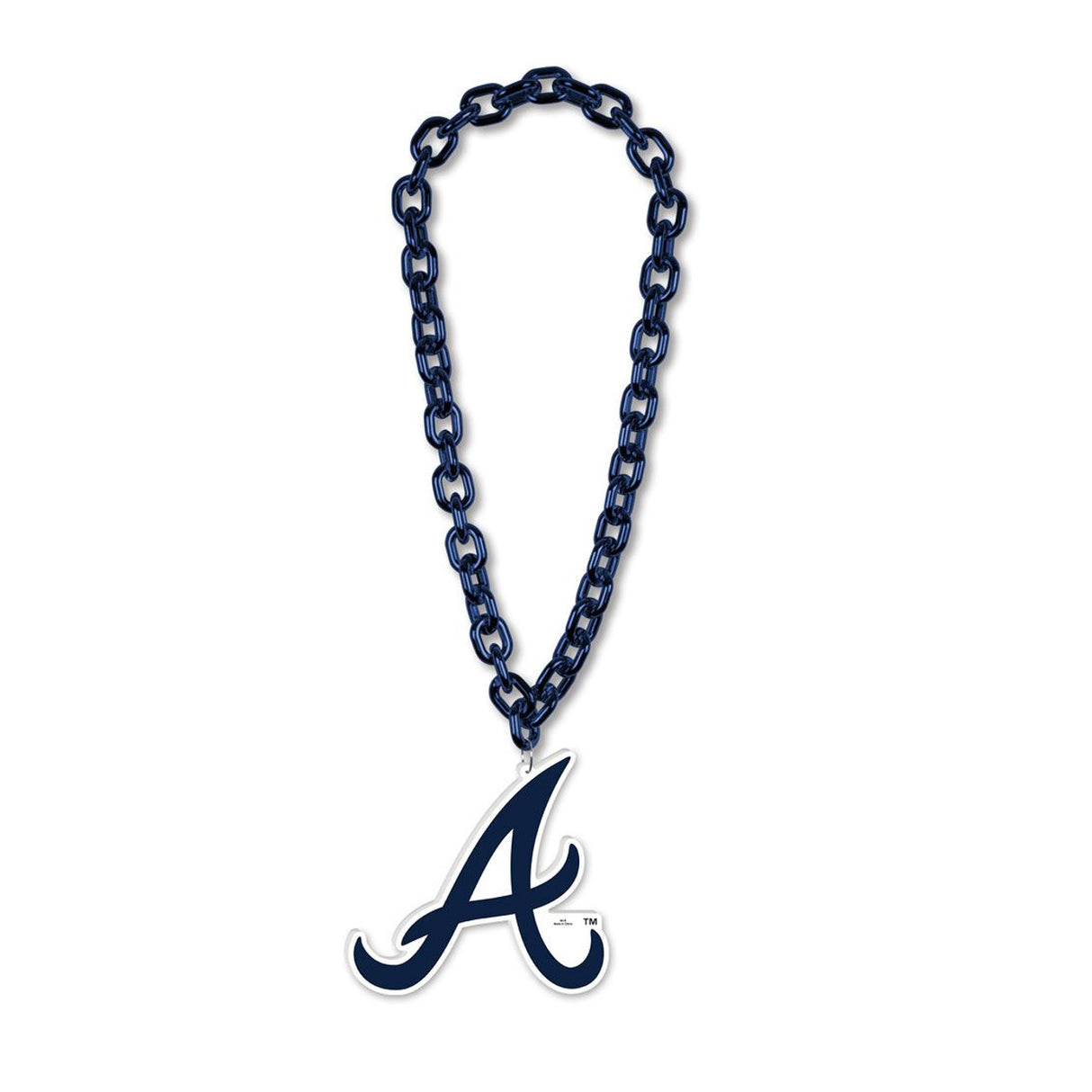 Wincraft Atlanta Braves Big Chain Fan Necklace Fan Gear MLB Atlanta Braves
