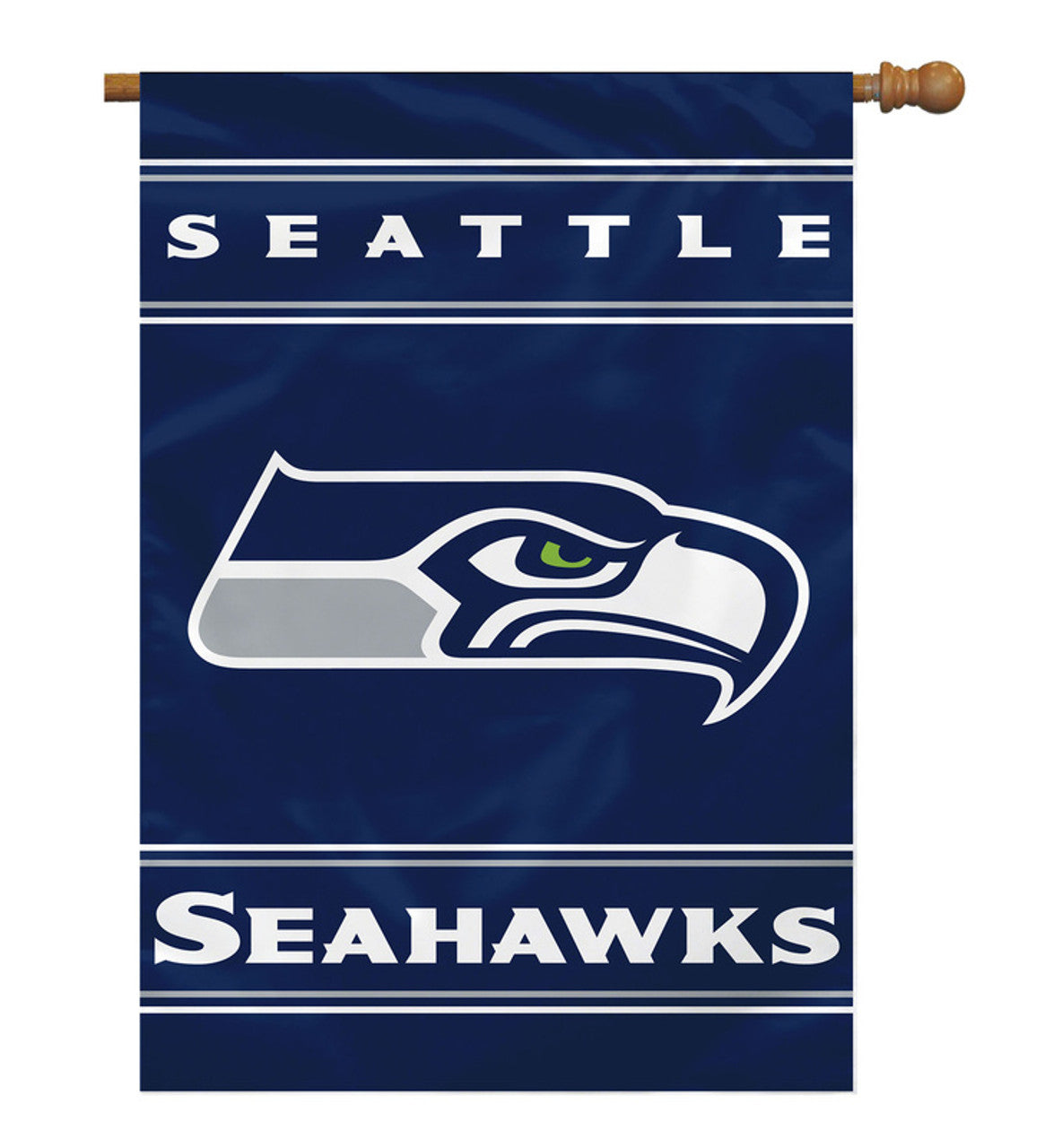 Fremont Die Seattle Seahawks 2 Sided House Flag Style Banner 28x40 Fan Gear NFL Seattle Seahawks