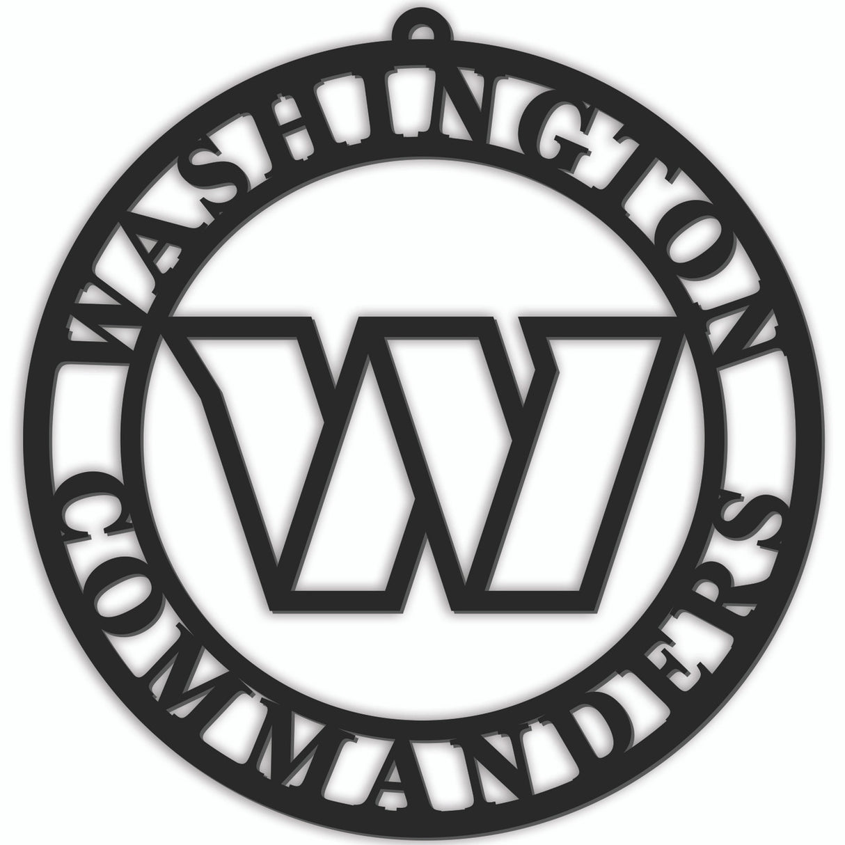 Fan Creations Washington Commanders 16 Inch Door Hanger Sign Fan Gear NFL Washington Commanders