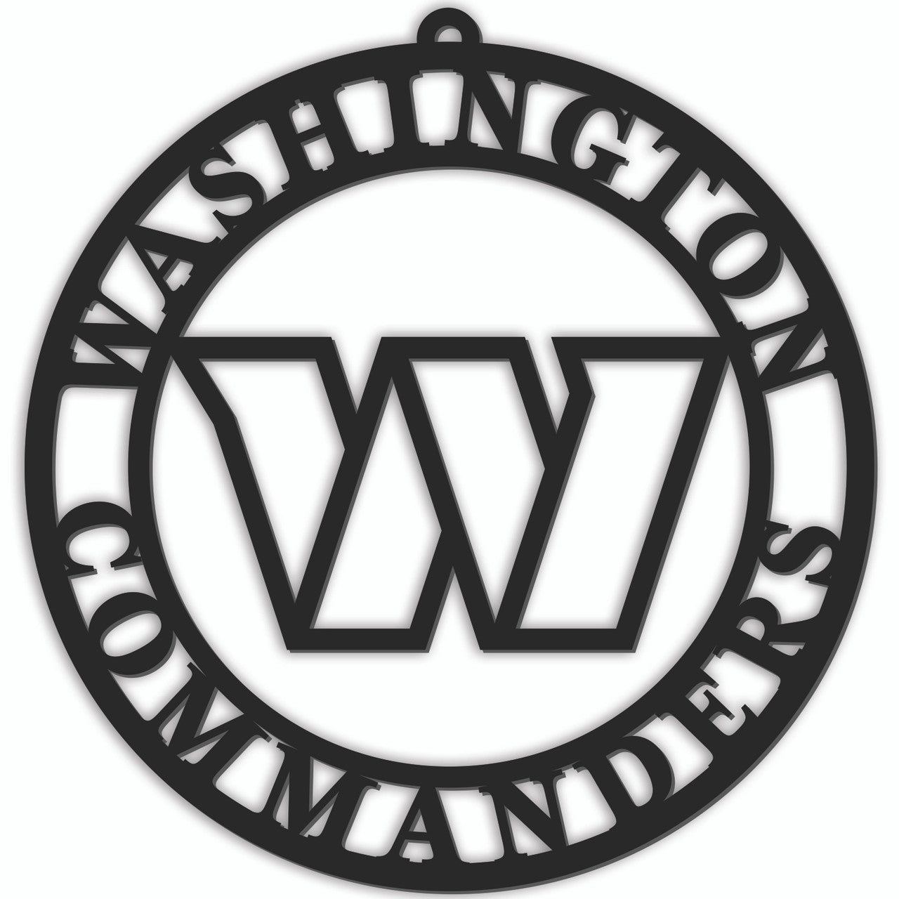 Fan Creations Washington Commanders 16 Inch Door Hanger Sign Fan Gear NFL Washington Commanders