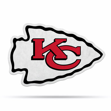Rico Industries Kansas City Chiefs Pennant Shape Cut Logo Design Fan Gear NFL Kansas City Chiefs