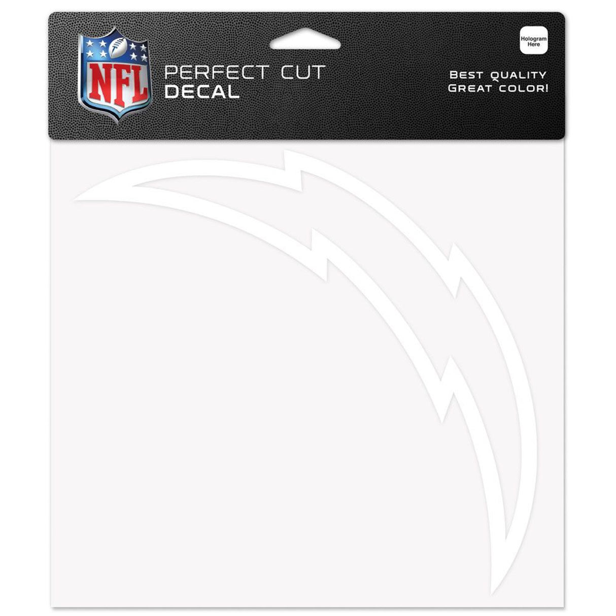 Wincraft Los Angeles Chargers Perfect Cut White Decal 8x8 Fan Gear NFL Los Angeles Chargers