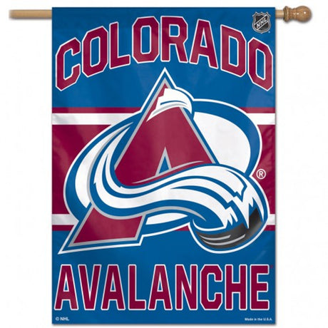 Wincraft Colorado Avalanche Vertical Banner 28x40 - Special Order Fan Gear NHL Colorado Avalanche