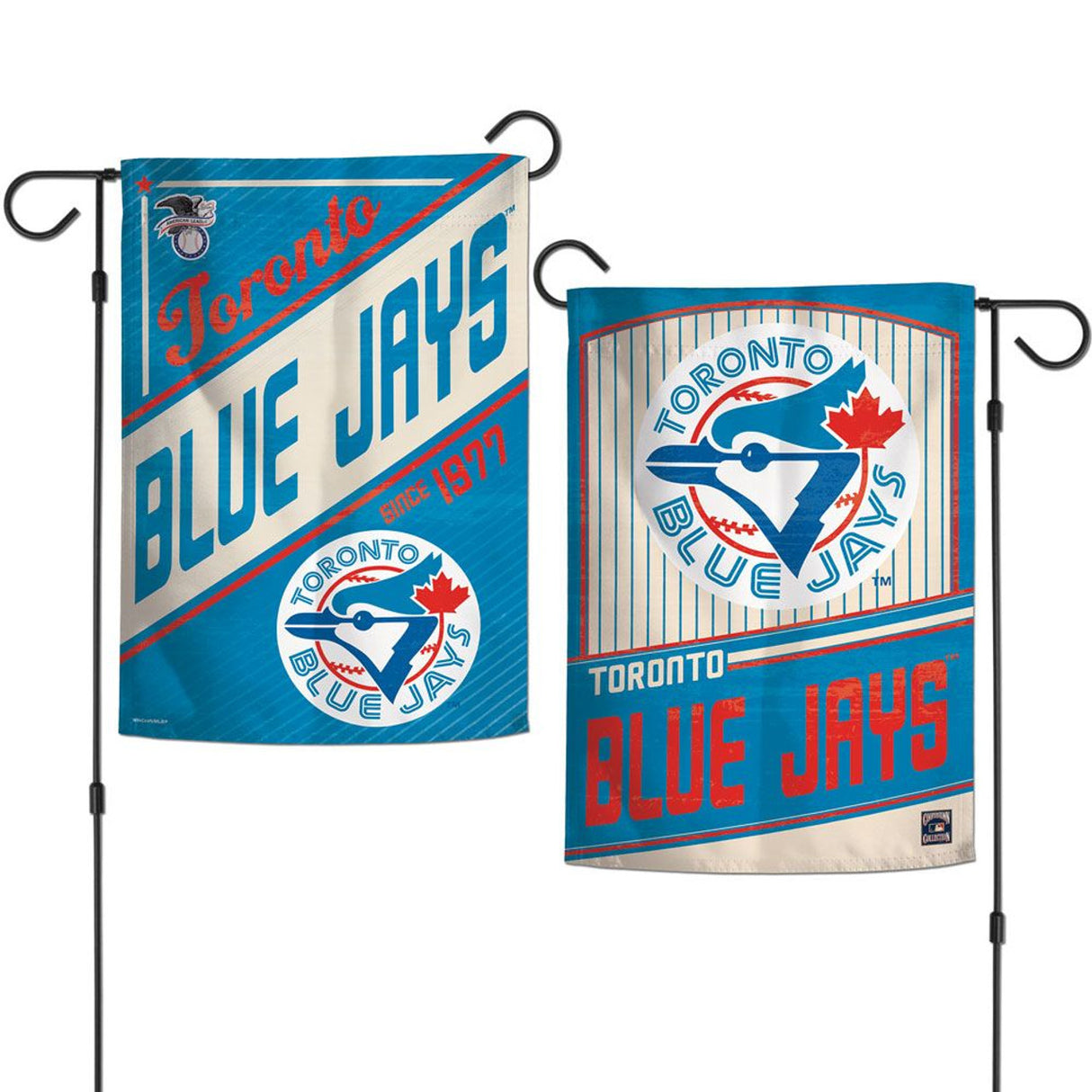 Wincraft Toronto Blue Jays 2 Sided Cooperstown Garden Style Flag 12x18 Fan Gear MLB Toronto Blue Jays