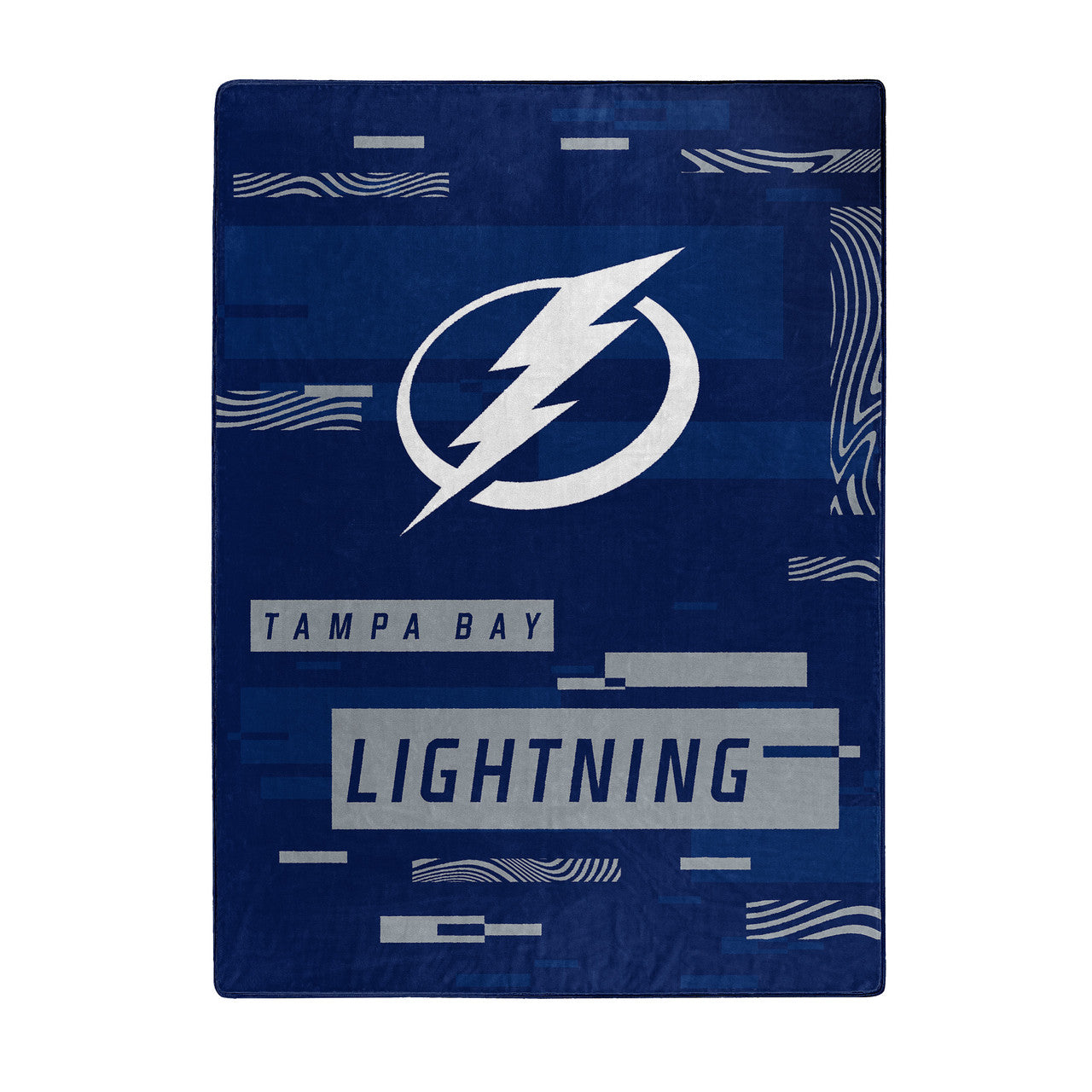 Northwest Company Tampa Bay Lightning Raschel Digitize Design Blanket 60x80 Fan Gear NHL Tampa Bay Lightning