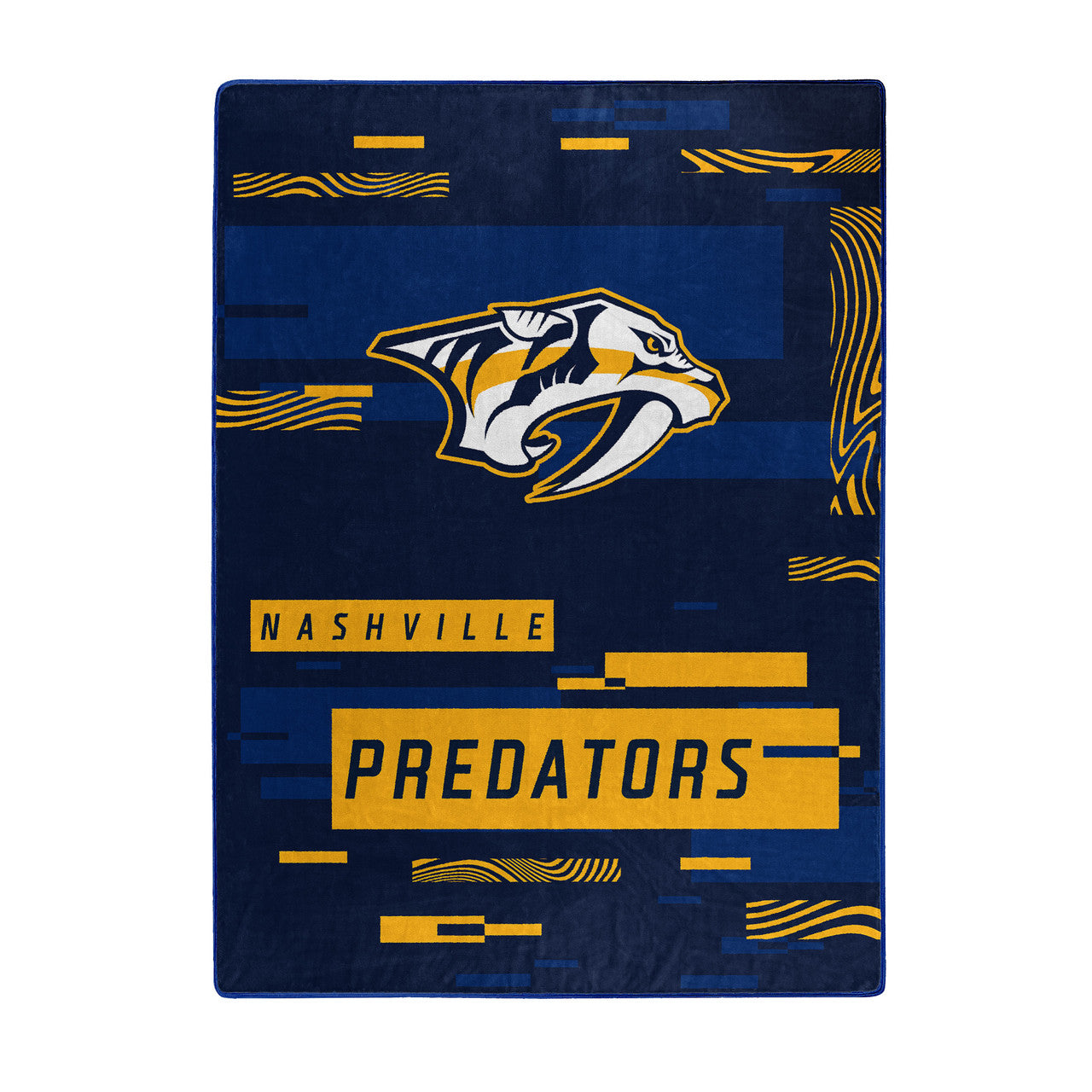 Northwest Company Nashville Predators Raschel Digitize Design Blanket 60x80 - Special Order Fan Gear NHL Nashville Predators