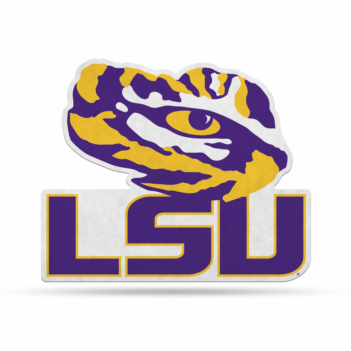 Rico Industries LSU Tigers Pennant Shape Cut Logo Design Fan Gear NCAA LSU Tigers