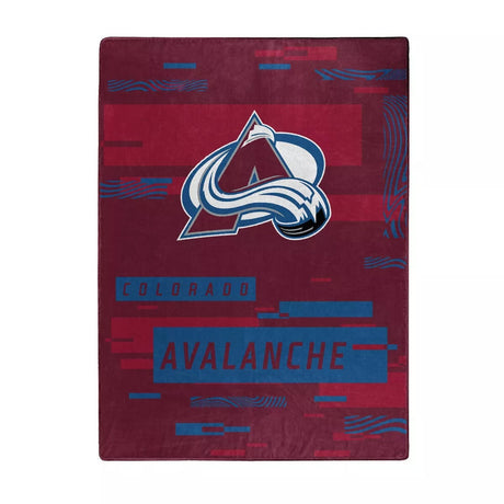 Northwest Company Colorado Avalanche Raschel Digitize Design Blanket 60x80 Fan Gear NHL Colorado Avalanche