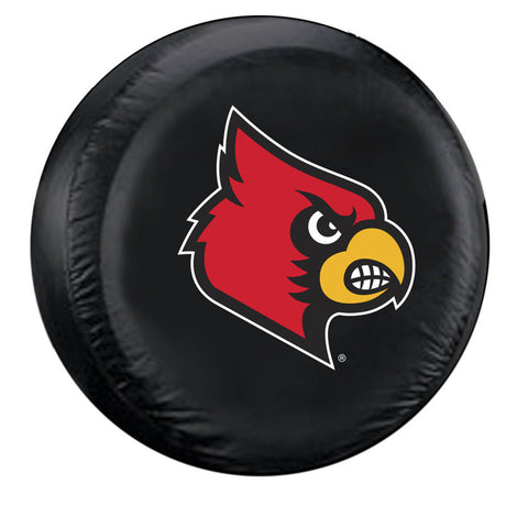 Fremont Die Louisville Cardinals Black Standard Size Tire Cover Fan Gear NCAA Louisville Cardinals