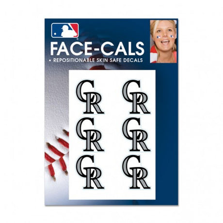 Wincraft Colorado Rockies Tattoo Face Cals Fan Gear MLB Colorado Rockies
