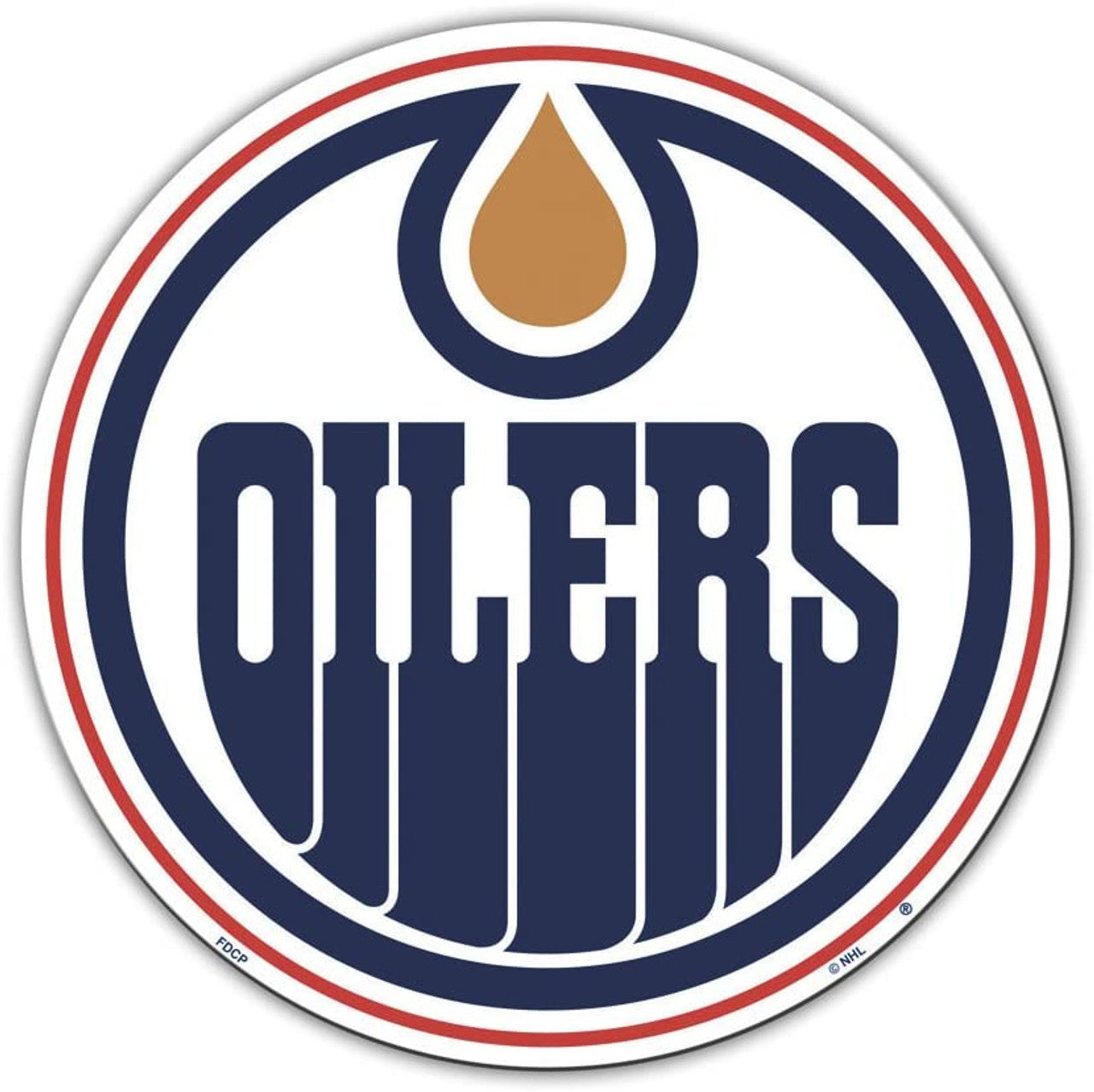 Fremont Die Edmonton Oilers 12 Inch Car Magnet Fan Gear NHL Edmonton Oilers