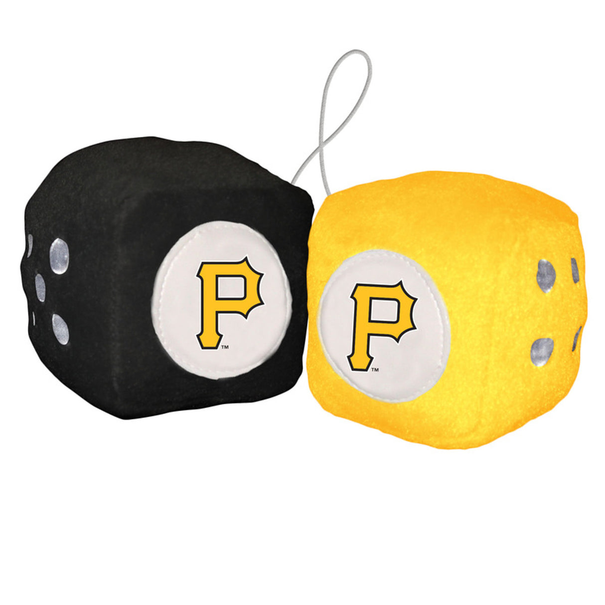 Fremont Die Pittsburgh Pirates Fuzzy Dice Fan Gear MLB Pittsburgh Pirates