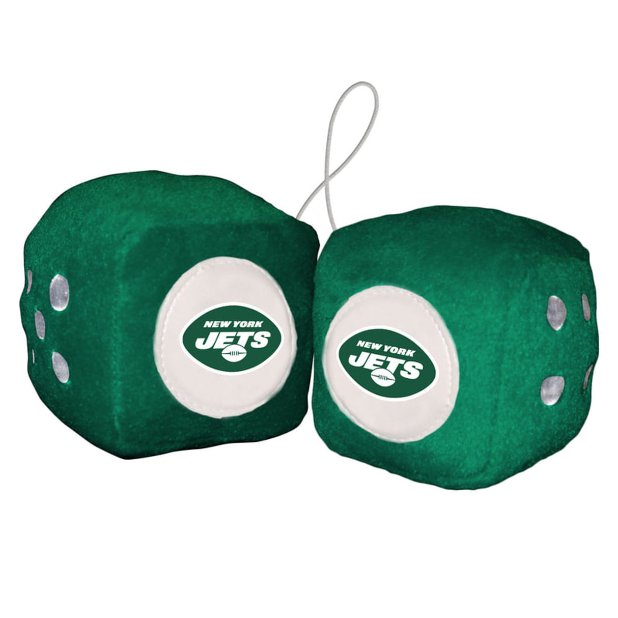 Fremont Die New York Jets Alternate Fuzzy Dice Fan Gear NFL New York Jets