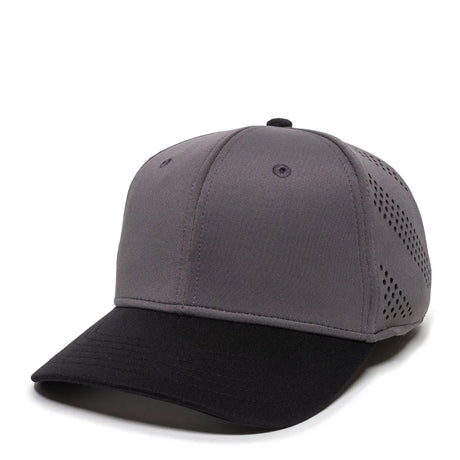 Outdoor Cap AIR25 Slight Pre-Curve Structured Solid Back Hat Unisex Accessories Hats & Caps