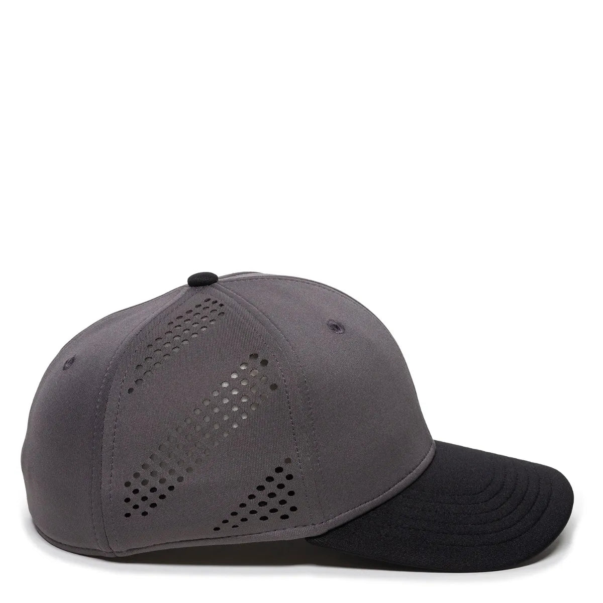 Outdoor Cap AIR25 Slight Pre-Curve Structured Solid Back Hat Unisex Accessories Hats & Caps