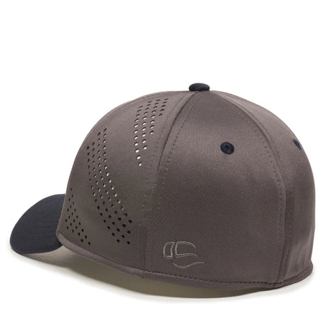 Outdoor Cap AIR25 Slight Pre-Curve Structured Solid Back Hat Unisex Accessories Hats & Caps
