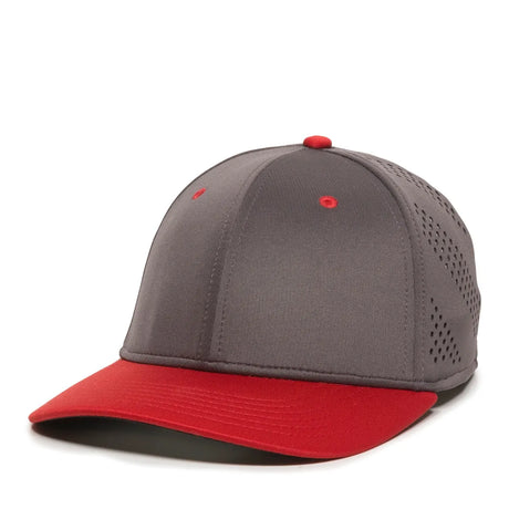 Outdoor Cap AIR25 Slight Pre-Curve Structured Solid Back Hat Unisex Accessories Hats & Caps