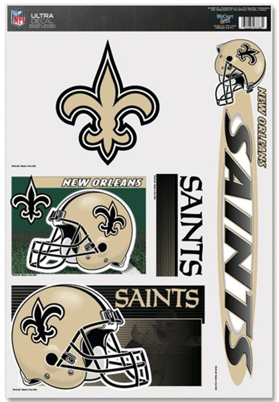 Wincraft New Orleans Saints Ultra Decal 11x17 Fan Gear NFL New Orleans Saints