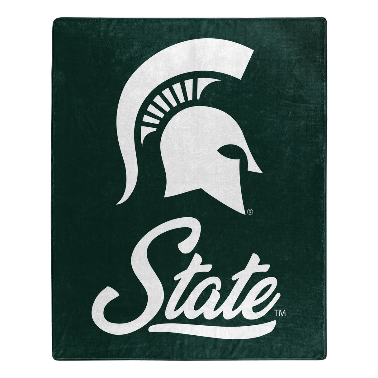 Northwest Company Michigan State Spartans Raschel Signature Design Blanket 50x60 Fan Gear NCAA Michigan State Spartans