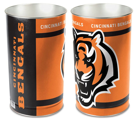 Wincraft Cincinnati Bengals 15 Inch Wastebasket Fan Gear NFL Cincinnati Bengals