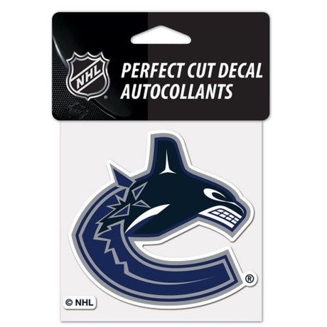 Wincraft Vancouver Canucks Color Perfect Cut Decal 4x4 Fan Gear NHL Vancouver Canucks