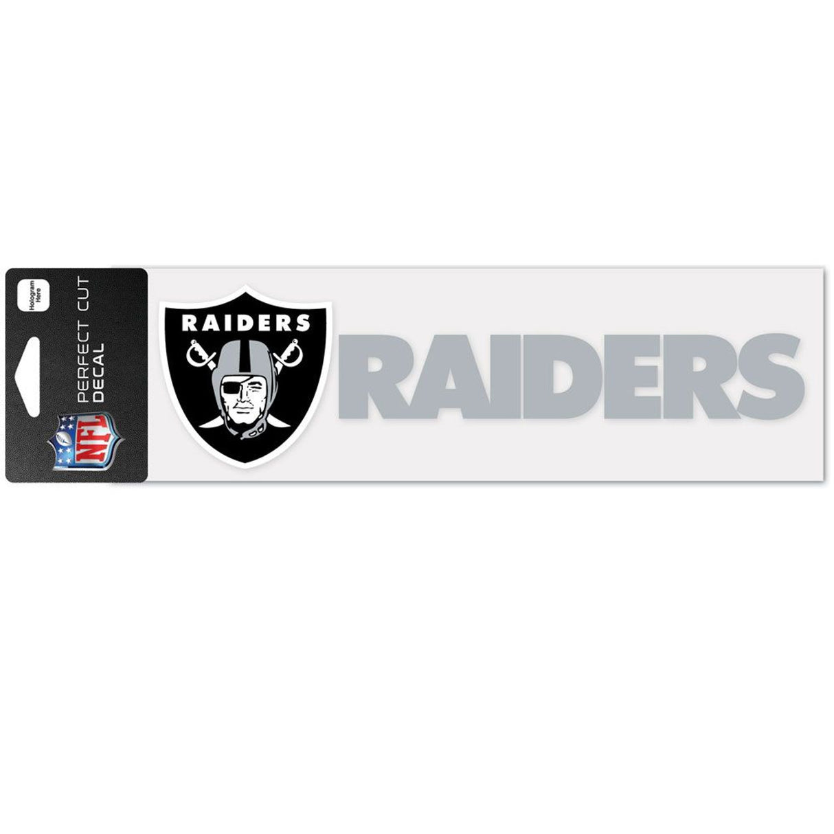 Wincraft Las Vegas Raiders Color Wordmark Perfect Cut Decal 3x10 Fan Gear NFL Las Vegas Raiders