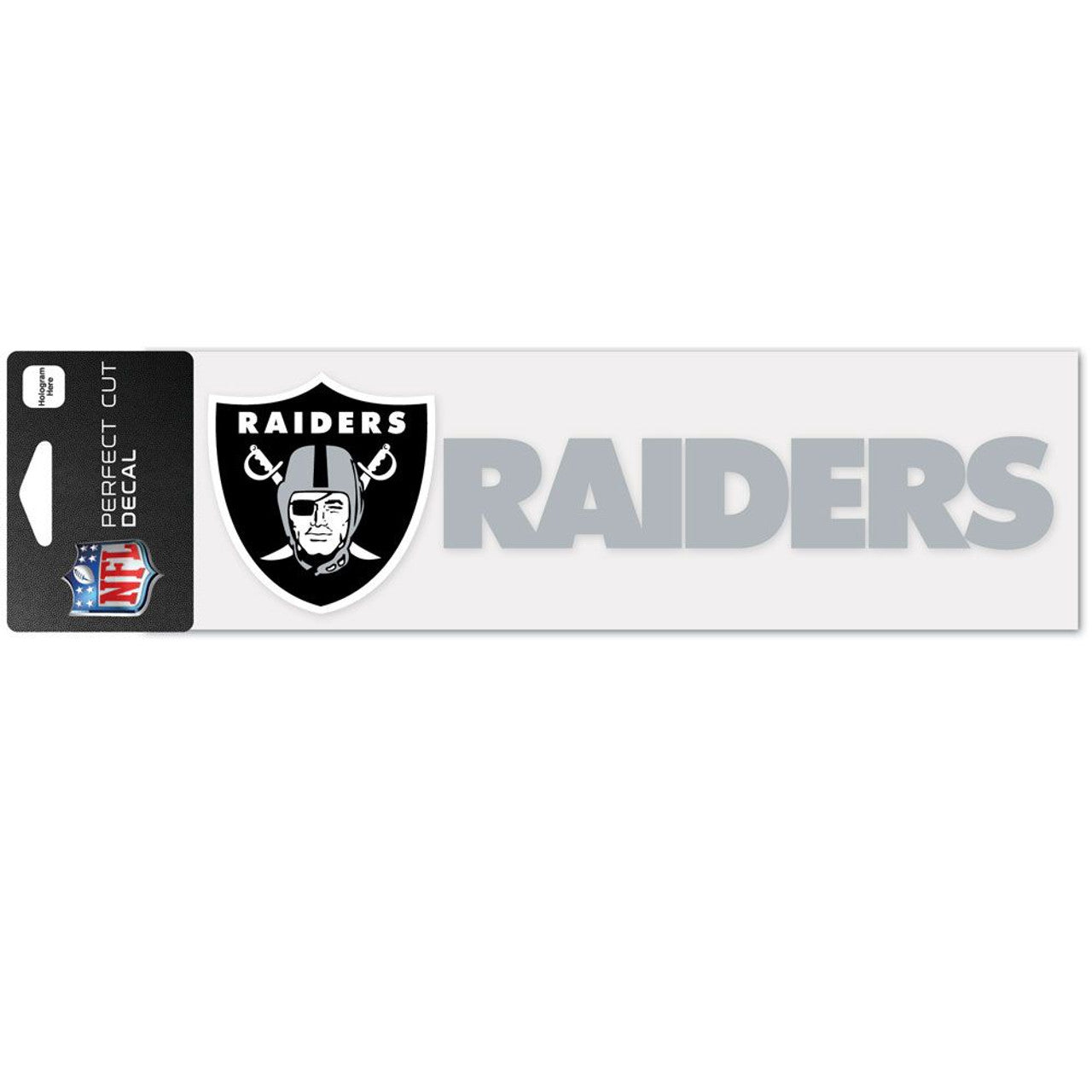 Wincraft Las Vegas Raiders Color Wordmark Perfect Cut Decal 3x10 Fan Gear NFL Las Vegas Raiders