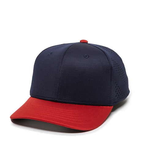 Outdoor Cap AIR25 Slight Pre-Curve Structured Solid Back Hat Unisex Accessories Hats & Caps