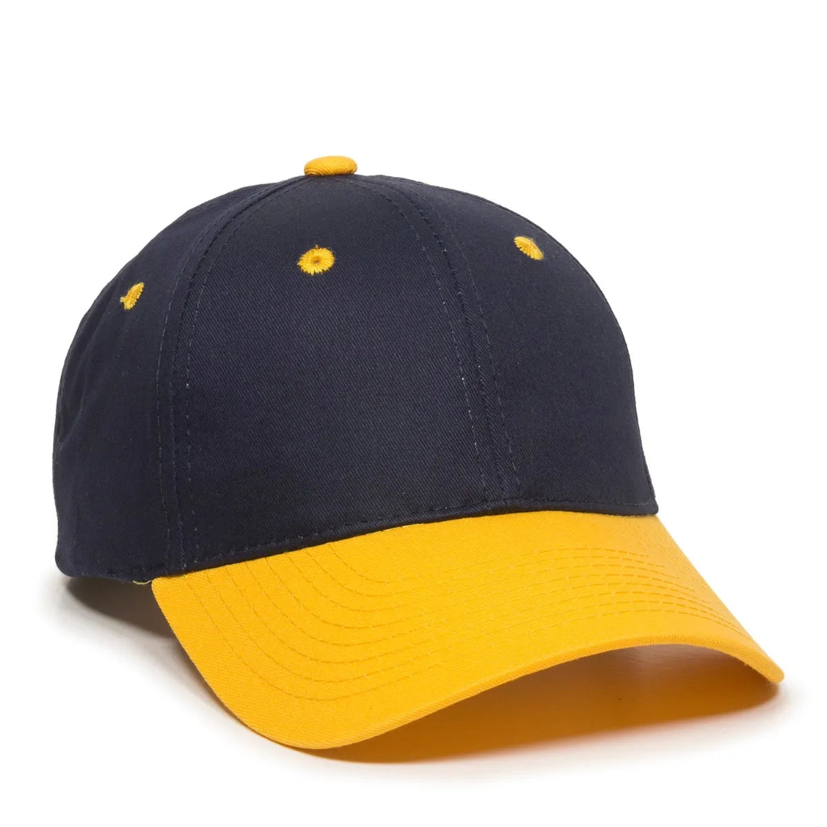 Outdoor Cap GL-271 Cotton Twill Structured Solid Back Hat Unisex Accessories Hats & Caps