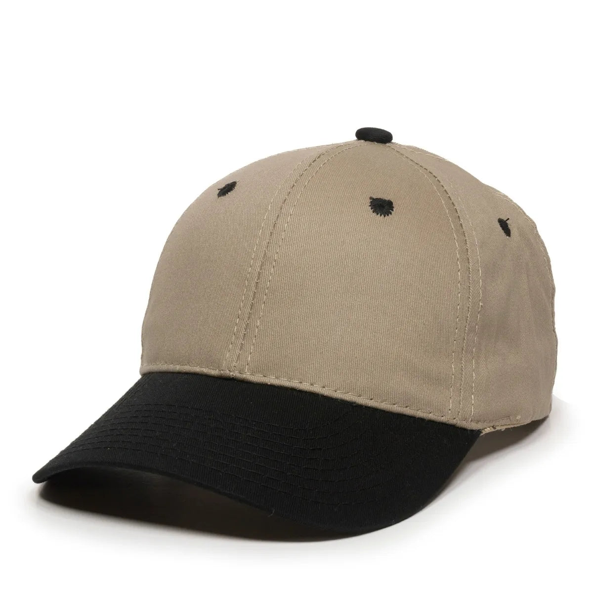 Outdoor Cap GL-271 Cotton Twill Structured Solid Back Hat Unisex Accessories Hats & Caps