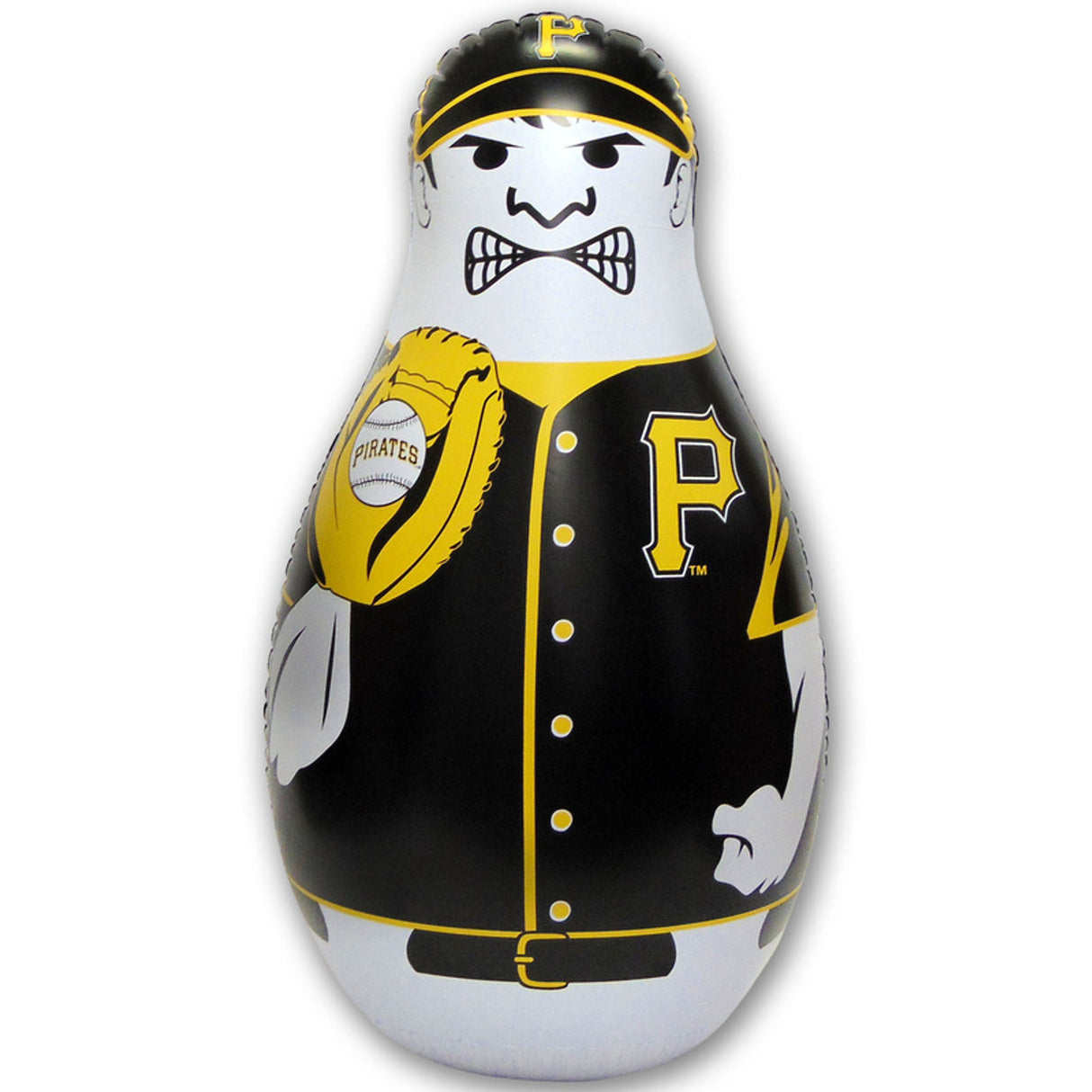 Fremont Die Pittsburgh Pirates Tackle Buddy Punching Bag Fan Gear MLB Pittsburgh Pirates