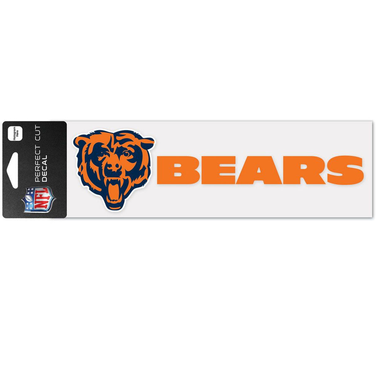 Wincraft Chicago Bears Wordmark Color Perfect Cut Decal 3x10 Fan Gear NFL Chicago Bears
