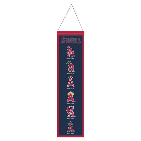 Wincraft Los Angeles Angels Heritage Evolution Design Wool Banner 8x32 Fan Gear MLB Los Angeles Angels