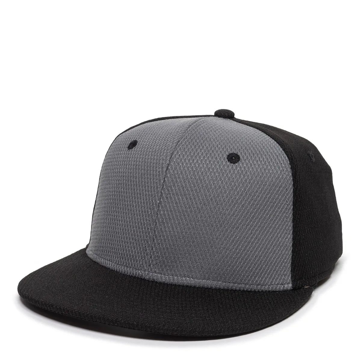 Outdoor Cap CAGE25 Flat Bill Cage Mesh Structured Solid Back Hat-4