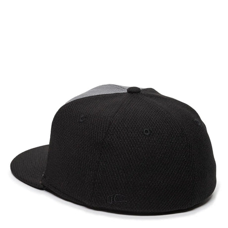 Outdoor Cap CAGE25 Flat Bill Cage Mesh Structured Solid Back Hat Unisex Accessories Hats & Caps