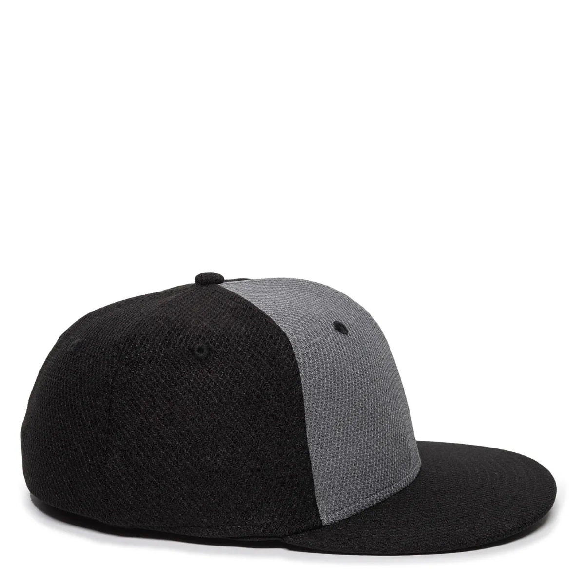 Outdoor Cap CAGE25 Flat Bill Cage Mesh Structured Solid Back Hat Unisex Accessories Hats & Caps