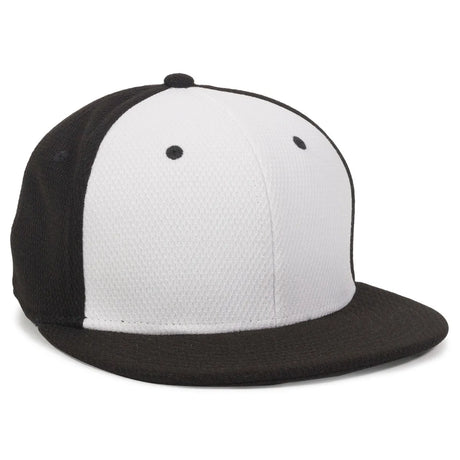 Outdoor Cap CAGE25 Flat Bill Cage Mesh Structured Solid Back Hat Unisex Accessories Hats & Caps