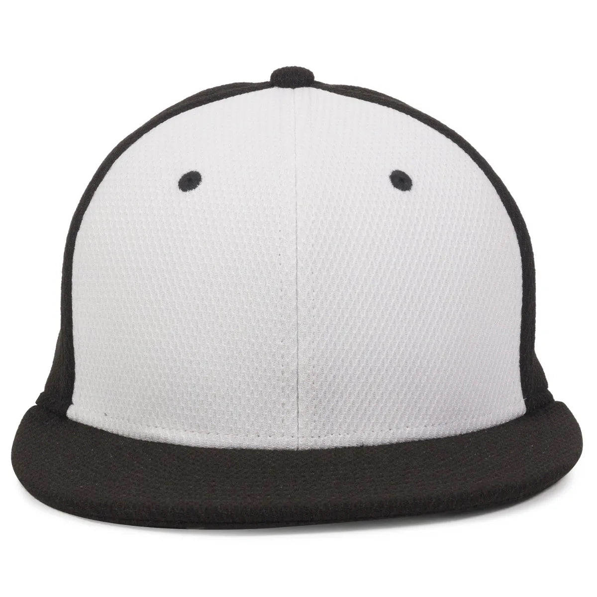 Outdoor Cap CAGE25 Flat Bill Cage Mesh Structured Solid Back Hat Unisex Accessories Hats & Caps