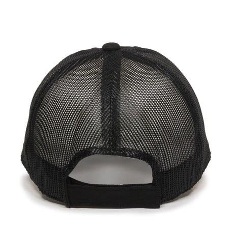 Outdoor Cap FWT-130 Garment Washed Unstructured Trucker Hat Unisex Accessories Hats & Caps