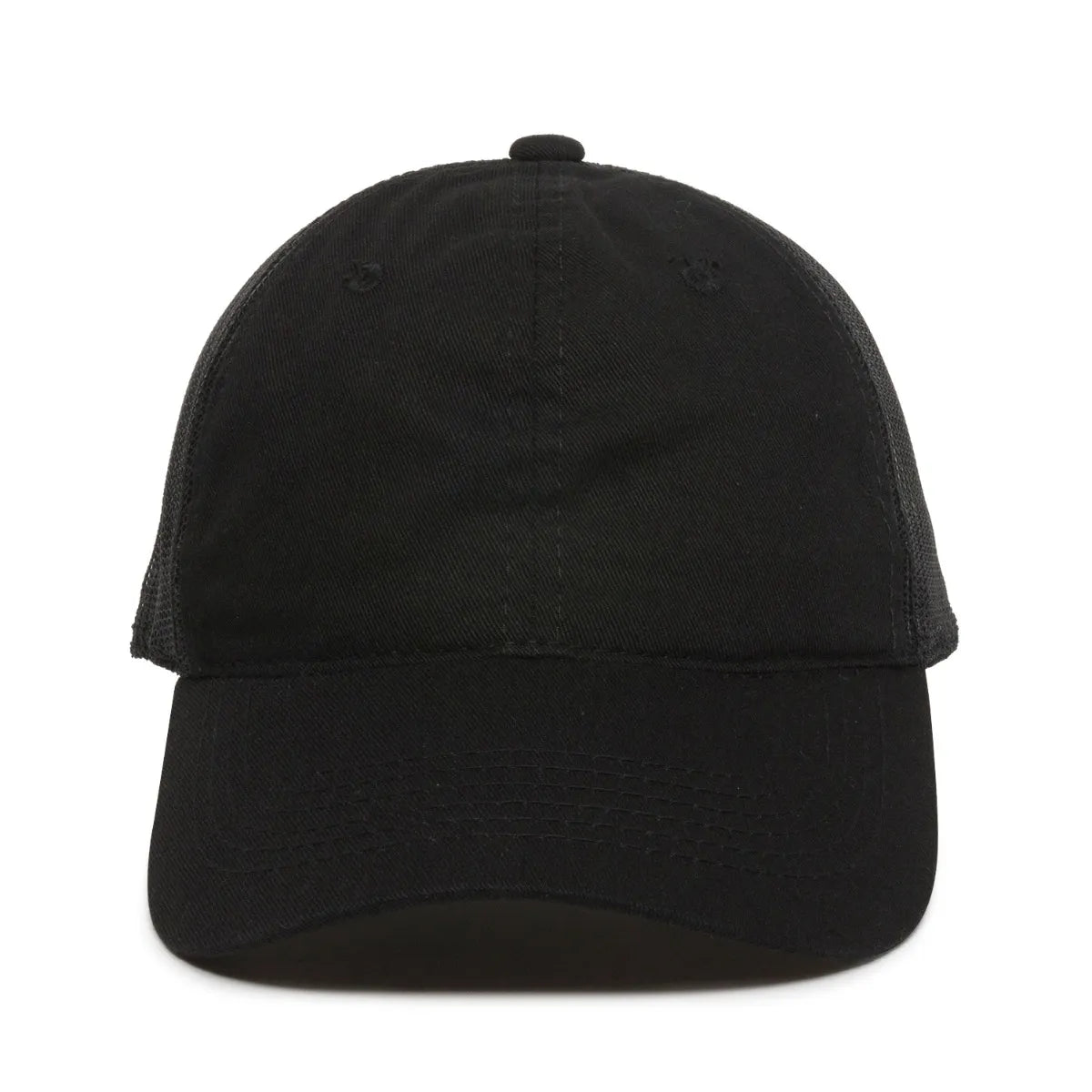 Outdoor Cap FWT-130 Garment Washed Unstructured Trucker Hat Unisex Accessories Hats & Caps