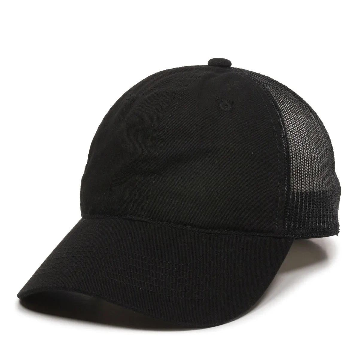 Outdoor Cap FWT-130 Garment Washed Unstructured Trucker Hat-4